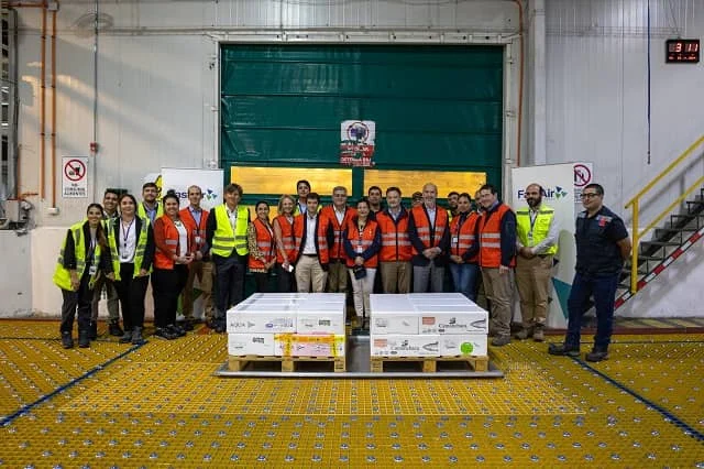 Se despachó a Australia el primer cargamento de salmones chilenos de exportación